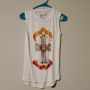 Bravado Guns n Roses tank. White